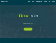 Tablet Screenshot of danceencore.de